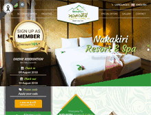 Tablet Screenshot of nakakiriresort.com